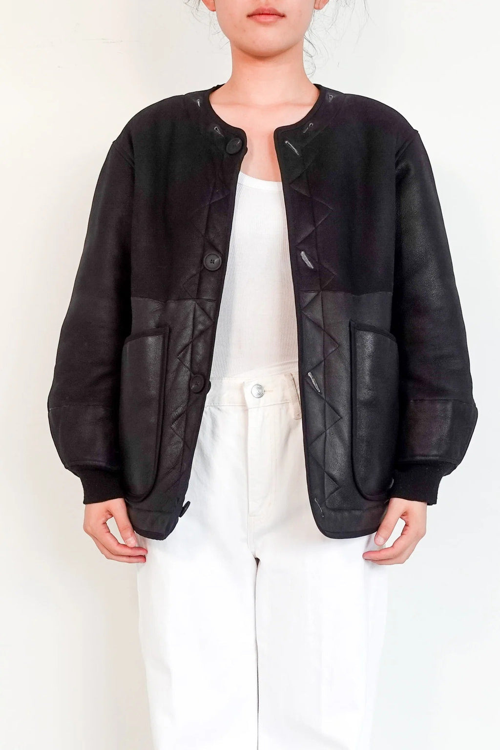 Lambskin Reversible Coat