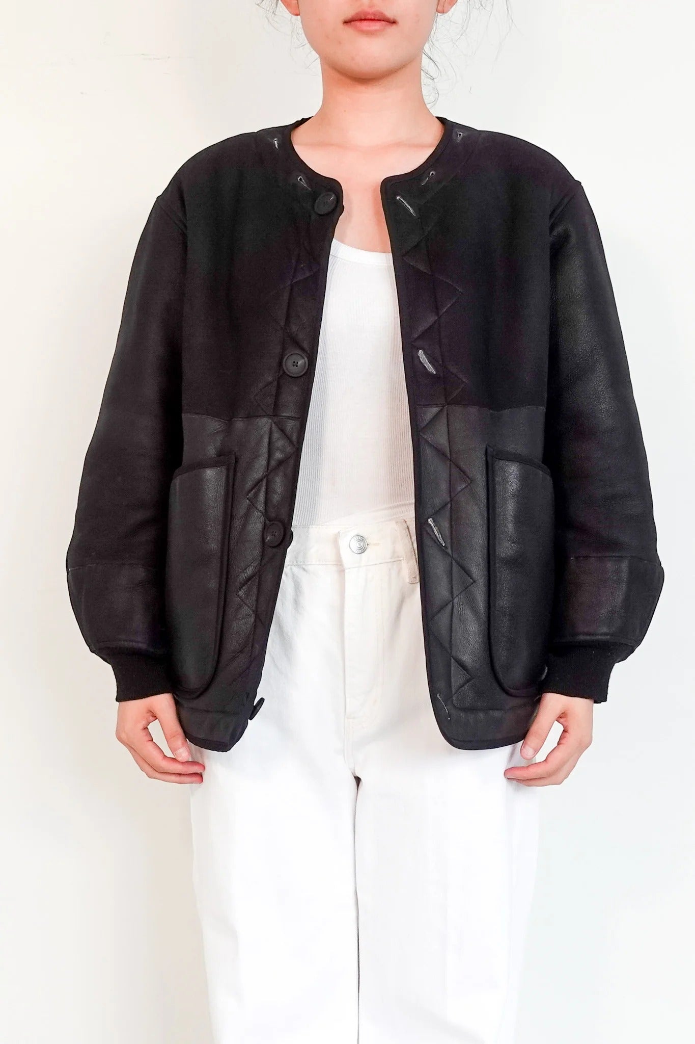 Lambskin Reversible Coat
